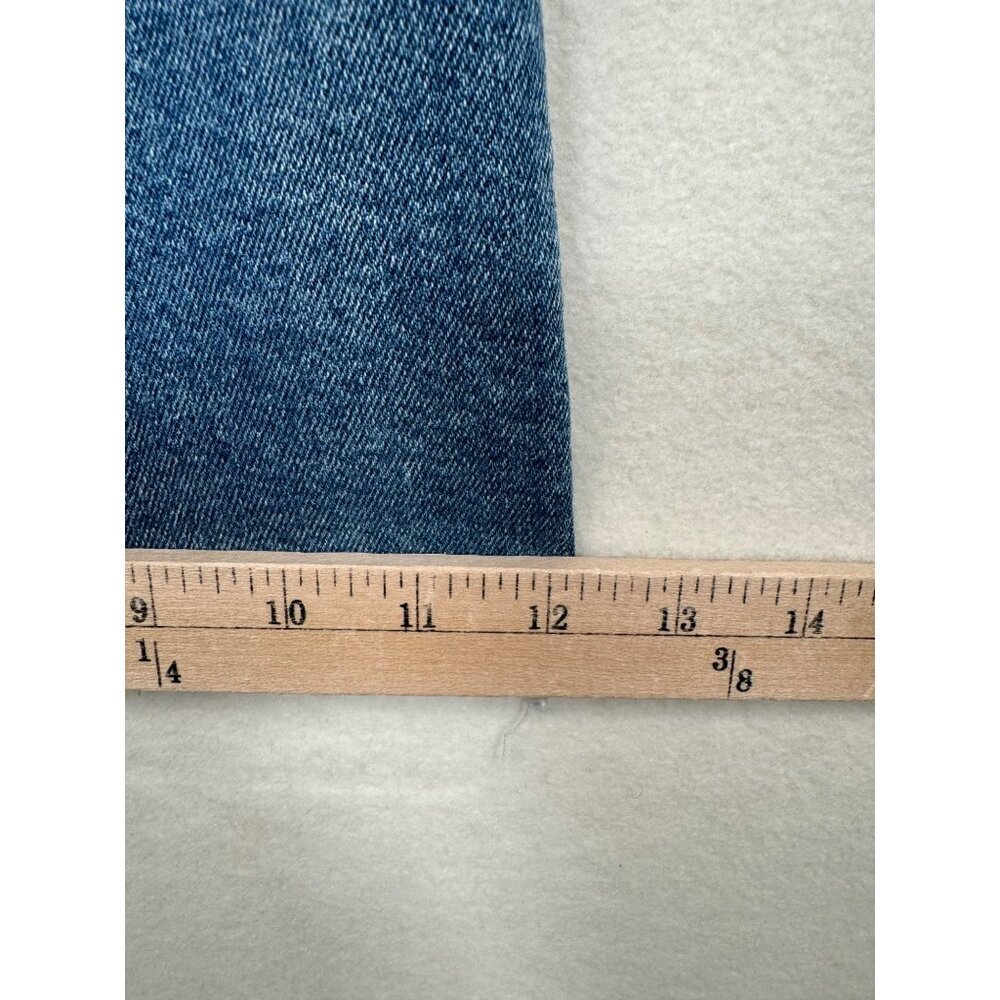 7 For All Mankind Luxe Vintage Ultra‎ High rise Cropped Jo jeans sz 32 - Picture 10 of 16